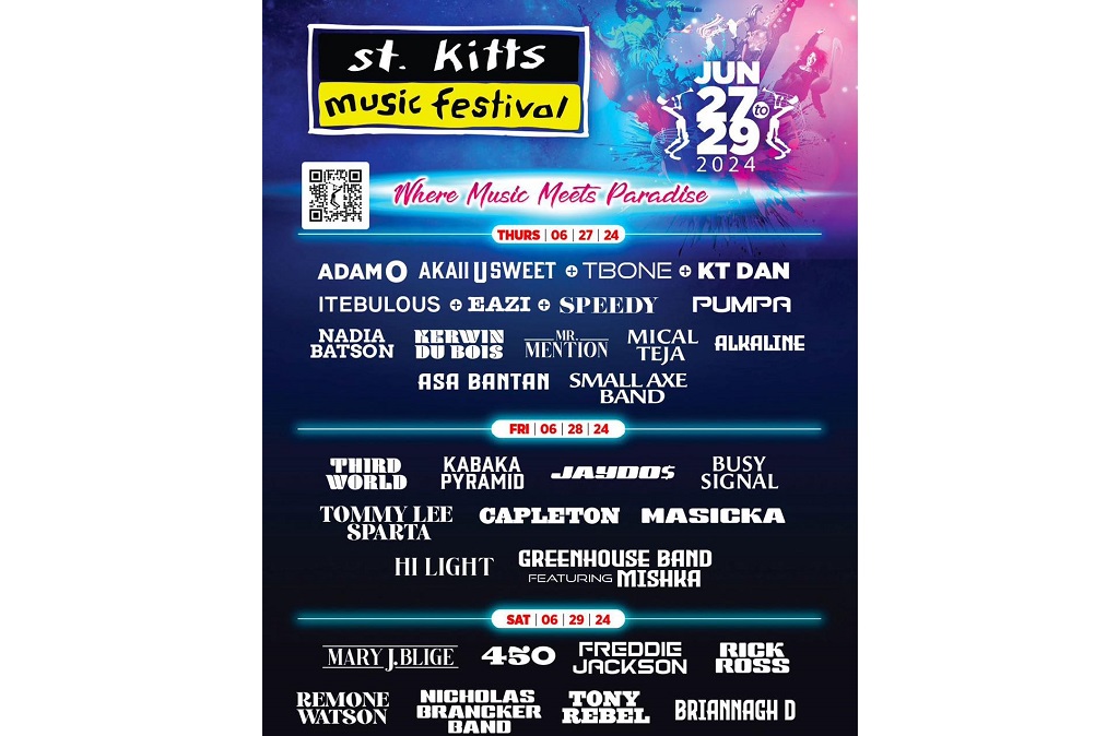 Full 2024 St. Kitts Music Festival Lineup Announced SKN SOURCE