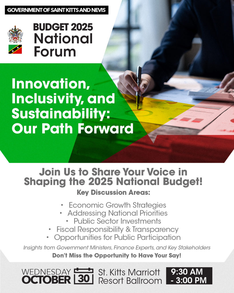Government announces Budget 2025 National Forum - SKN SOURCE